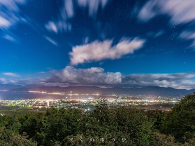 円山展望台からの夜の風景